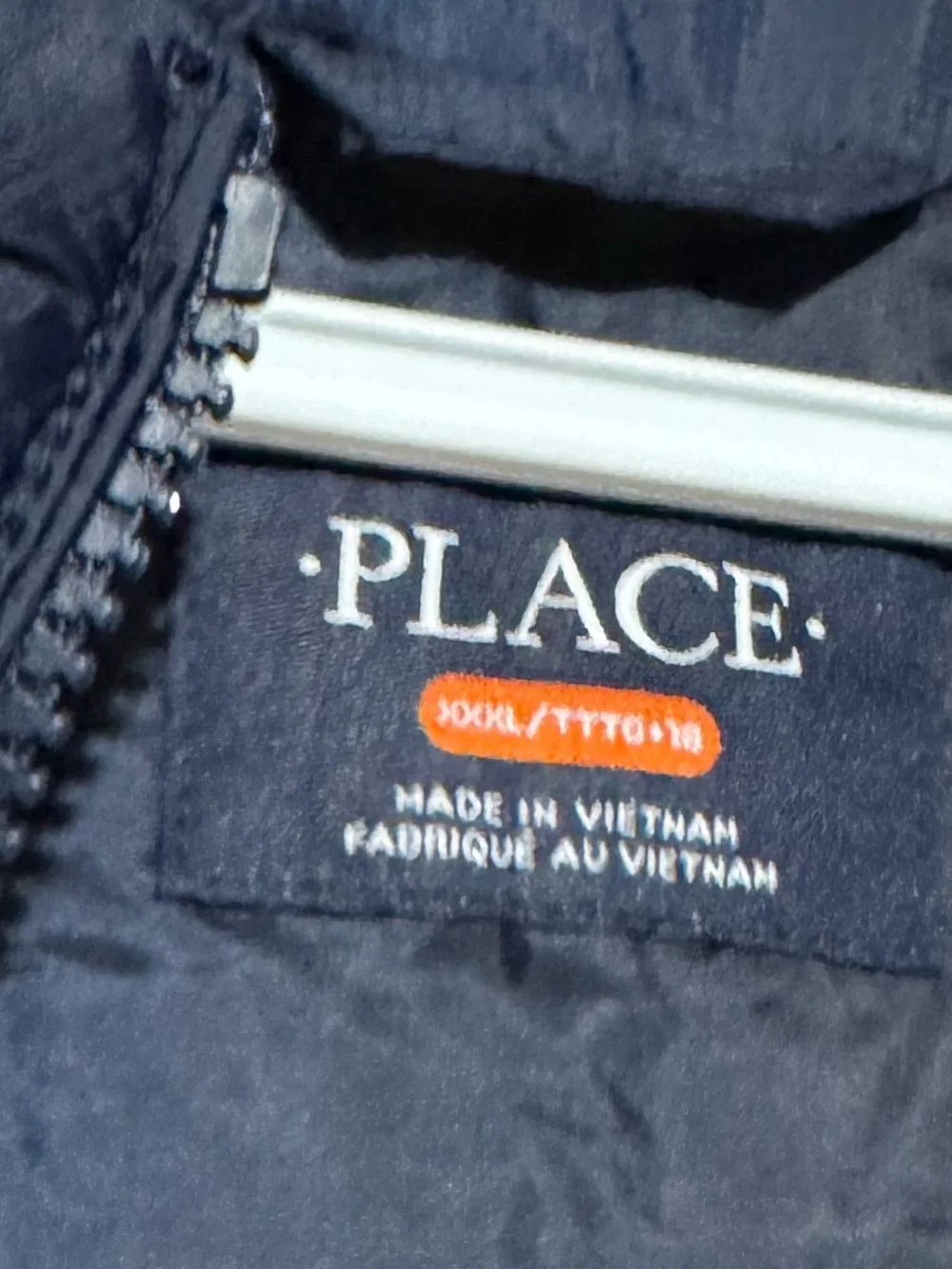 Children’s Place NWT Puffer Coat Boys Size 18 Winter Quilted Navy Blue Snow